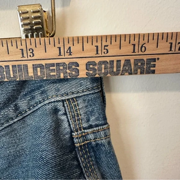 American Eagle Outfitters Men's Relaxed Low Rise Jeans 32x30 Y2K Boy Band Blue - Picture 8 of 9